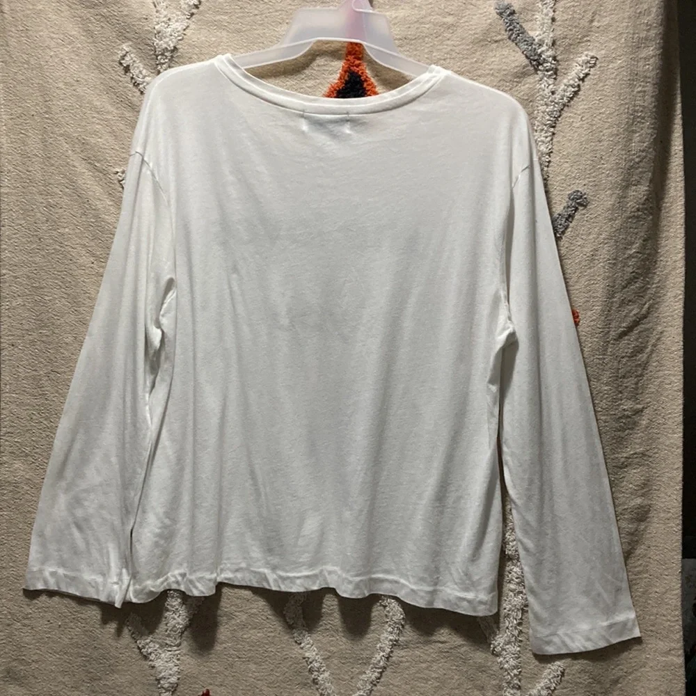 Wildfox Dolls Kill She Loves Me long sleeve white shirt tee Very Soft women’s M - Picture 5 of 7